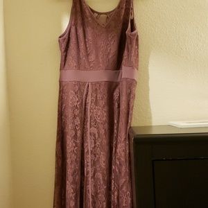 Plum color dress